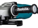 Elektrinis kampinis šlifuoklis MAKITA GA9020SF02, 2200 W, 230 mm, 5,8kg, antivibracine šonine rankena, super flanšas