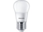 LED lempa PHILIPS, 5W (=40W), E27 P45 burbuliukas, 220-240V, 2700K, 470 lm, matinė