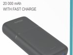 Išorinė baterija DELTACO PB-C1008, 20000 mAh, 2x USB-A 18 W, 1x USB-C 20 W, juodos sp.