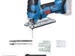 Akumuliatorinis siaurapjūklis BOSCH Professional GST 18 V-LI S, SOLO, 18V, be akumuliatorių ir kroviklio