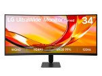 Monitorius LG UltraWide 34U601B-B, 34", VA lenktas (Curved), 120 Hz, 5 ms