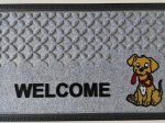  Kilimėlis RICCO SMART PIES/DOG, 45 x 75 cm, 100% PP, gumos pagrindas, 802-001