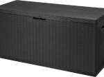 Plastikinė sodo dėžė NIZZA, 350 l, 120 x 52 x 60 cm