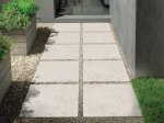 Akmens masės terasinės plytelės SOLIZO BARRICANE BIANCO, 60 x 60 cm, storis 2 cm, 0,72 m2/dėž., rektifikuotos, glazūruotos, spl. šv.pilka