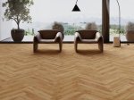 Vinilinė grindų danga BARLINEK LIVING HERRINGBONE LIVO, 639,5 x 127,9 x 5 mm, 1,470 m2/dėž.(kompl. A+B=2x0,735m2), 33 kl., Mikro V4, 1mm XPS, spl. ąžuolas "Livo"