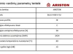 Elektrinis vandens šildytuvas ARISTON BLU1 R, 80L, vertikalus