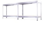 Sandėliavimo lentyna AR SHELVING Garage Series Rivet M, metalinė, 4 lentynos, 180 x 120 x 45 cm