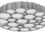 Lubinis LED šviestuvas RABALUX Andela, 48W, 230V 50Hz, 4000K, 2956 lm, dimeriuojamas, sidabro sp., 500 x 90 mm, 6039