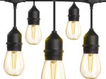 Pakabinamas LED šviestuvas G.LUX, Gr-Led-String Light-10M/10Lh/10X2W, 20 W, 10 x E27, 2700 K, 2000 lm, IP44