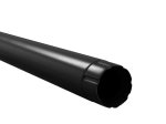 Lietvamzdis BILKA, ilgis 1 m, skersmuo 90 mm, juodos spalvos