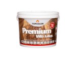 Medienos fasado dažai TOPCOLOR Premium Villa Latex, 10 l, geltonos sp.