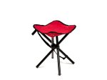 Trikojė žvejybinė kėdutė, RF-FC02R, metalinė, raudona 26 x 28 x 35 cm