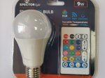 Išmanioji LED lempa SPECTOR LIGHT Smart, 9W, E27 A60, 220-240V, 806 lm, RGB, dimeriuojama, su pultu ir programėlės valdymu (Android&iOS, Alexa&Google), 17623S.