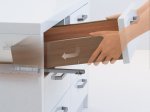 Stalčių bėgeliai HETTICH Quadro V6, pilno ištraukimo 450mm, "Push to open", 9184398