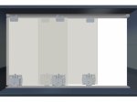 Stumdomų durų bėgelis HETTICH SlideLine16, prisukamas, spl. sidabro, 2 m, 9184437