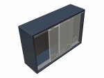 Stumdomų durų bėgelis HETTICH SlideLine16, prisukamas, spl. sidabro, 2 m, 9184437