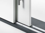 Stumdomų durų bėgelis HETTICH SlideLine12, prisukamas, spl. sidabro, 2 m, 9111016