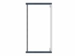 Stumdomų durų montavimo rinkinys HETTICH SlideLine1+, 30 kg, spl. ruda, 62548