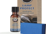 Apsauginė danga K2 Lamp Protect, apsaugo automobilio žibintus nuo išblukimo, pageltonavimo ir matinio vaizdo, su aplikatoriumi, 10 ml