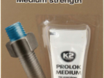 Anaerobiniai klijai K2 Prolok, vidutinio stiprumo, 6 ml