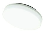LED šviestuvas TOPE Rio, 15W, 3000/4000/6000K, 1358 lm, IP54, virštinkinis, apvalus, baltos sp., matmenys 220 x 50 mm, 6004000076