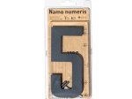 Namo numeris 5, 150 mm, antracito sp, nerūdijantis plienas