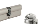 Spynos cilindras SERRUPRIX Tiger 6, 5 raktai, žalvarinis, nikeliuotas, 50x45 mm, 216624