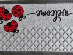  Kilimėlis RICCO SMART BIEDRONKA, 45 x 75 cm, 100% PP, gumos pagrindas, 802-002