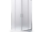 Dušo kabina ROTH Texas, 80 x 80 x 190cm, pusapvalė, žemas padėkl.12,5cm, stiklas 4mm, sifonas, kilmės šalis Čekija
