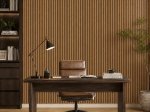 MDF akustinė dailylentė WAKSLINE, spl. moka ąžuolas, 2800x285x18 mm