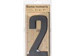 Namo numeris 2, 150 mm, antracito sp, nerūdijantis plienas