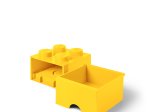 Daiktadėžė-stalčius LEGO, 25 x 18 x 25 cm, geltonos sp.