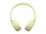 Ausinės SONY WH-CH520, belaidės ausinės, geltonos sp.