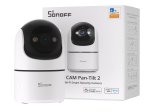 Išmanioji vidaus kamera SONOFF CAM-PT2, Wi-Fi, 340 laipsnių horizontaliai ir 180 laipsnių vertikaliai, Full HD 1080P raiška