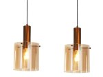 Pakabinamas šviestuvas SEARCHLIGHT Sweden, E27, 3 x 60W, 230V, 1010 x 200 x 360 mm, maksimalus aukštis 1200 mm, 88912-3MO