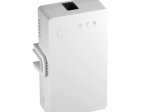 Išmanusis valdiklis su temperatūros bei drėgmės steb. SONOFF, Th Origin Thr320, ant DIN bėgelio, valdomas programėle, 230V ~50-60Hz 20A, darbinė temp. -10°C~40°C