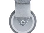 Ratukas WALTECO, diametras 75 mm, su plokštele, fiksuotas, apkrova 60 kg