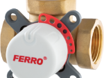 Pamaišymo vožtuvas FERRO, 1 1/4", 3-eigis, 10bar, -10 -100 °C, ZMV33