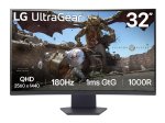 Monitorius LG UltraGear 32GS60QC-B, 31,5", VA lenktas (Curved), 180 Hz, 1 ms