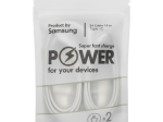 Įkrovimo laidas SAMSUNG, 3A, Type-C, laido ilgis 1,8 m, komplekte 2 vnt., baltos sp.