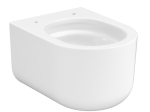 Klozetas CERSANIT CALO PRO OVAL, pakabinamas, su sukūriniu nuplovimu 3/6L, kieto plastiko lėtai nuileidžiantis dangtis, lengvai nuimamas
