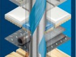Universalus kietlydinio grąžtas BOSCH Multi Construction, 10x150 mm 1vnt.