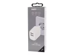 Telefono įkroviklis MUSTHAVZ, 2 x USB-A įkroviklis, 17W, baltos sp., MHHEAD2UA17WWHT