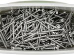 Stogo sraigtai ESSVE, 4,8 x 60 mm, sidabro ruspertas, 500 vnt.
