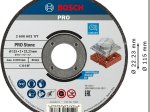 Pjovimo diskas akmeniui C 30 S BF, 115 × 22,23 × 3,0 mm