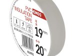 Elektroizoliacinė juosta EMOS, PVC 0,13x19mm (20m), balta