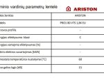 Kombinuotas vandens šildytuvas ARISTON Pro1, R 80VTS Talpa 80 L, galia 1,8 kW, vertikalus, kairinis pajungimas