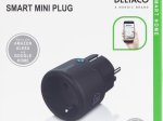 Išmanusis kištukinis lizdas DELTACO Smart Home Sh-P01M-B, WiFi, valdomas su programėle, turi laikmačio funkciją, LED indikatorius, su įž., 2,4 GHz, 10A, 220-240V, juodos sp.