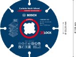 Universalus karbido pjovimo diskas BOSCH Multi-Purpose, 125 x 1 mm