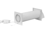 Sieninis rekuperatorius EUROPLAST E-Extra, D150 mm, su laidu ir jungikliu, EER150WP